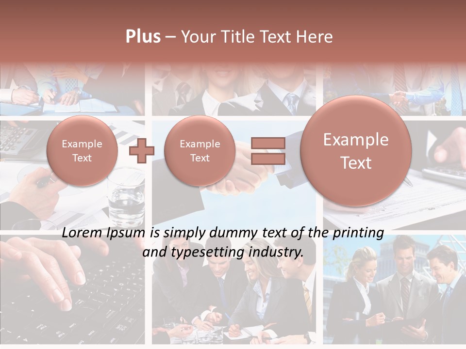 Adult White Background Help PowerPoint Template