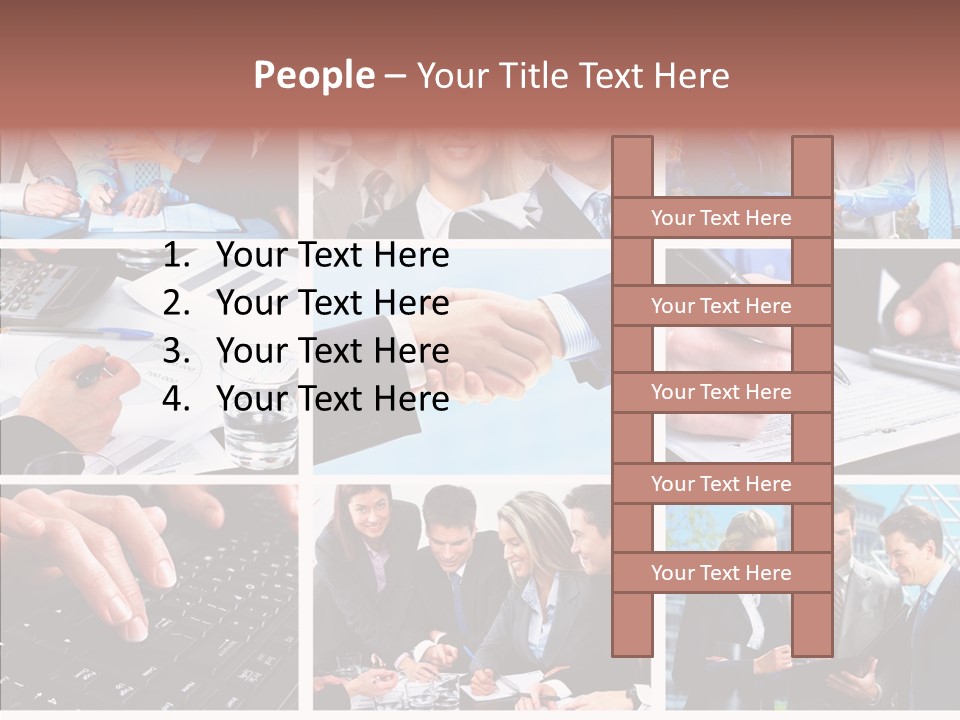 Adult White Background Help PowerPoint Template