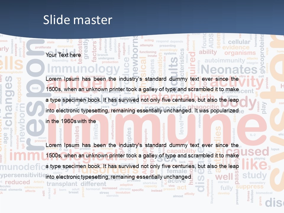 Care Hand  PowerPoint Template
