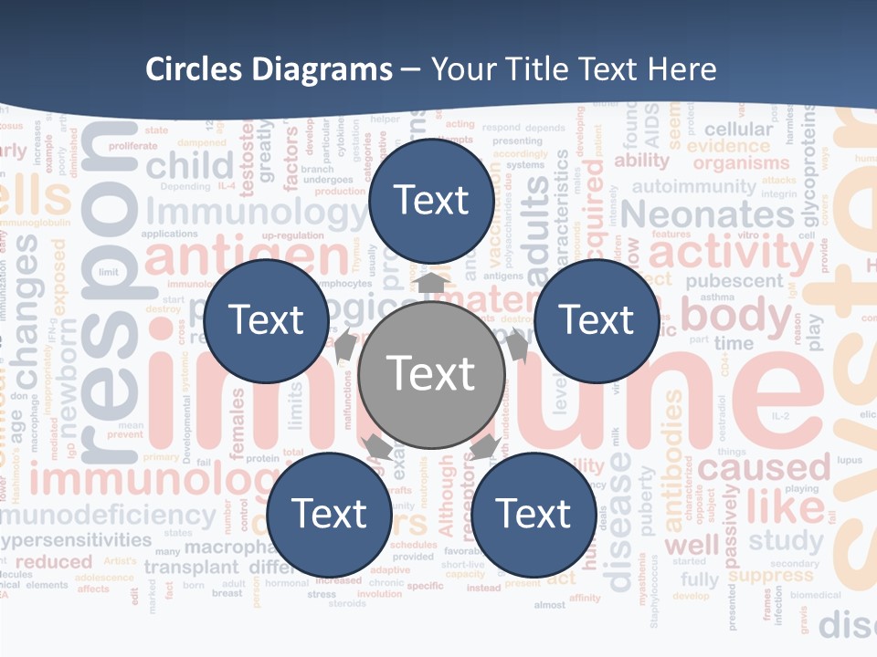 Care Hand  PowerPoint Template