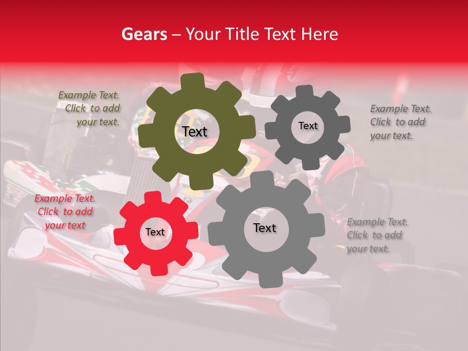 Female Old Finger PowerPoint Template