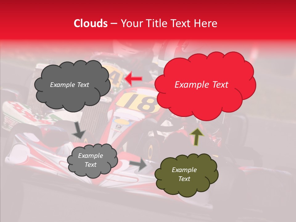 Female Old Finger PowerPoint Template