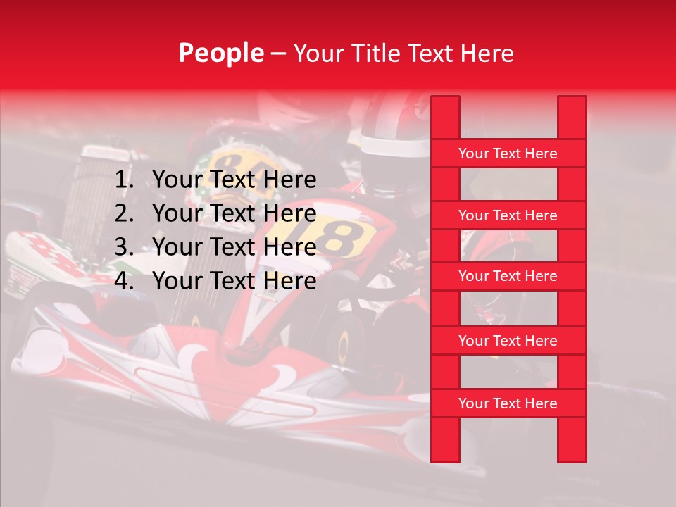 Female Old Finger PowerPoint Template