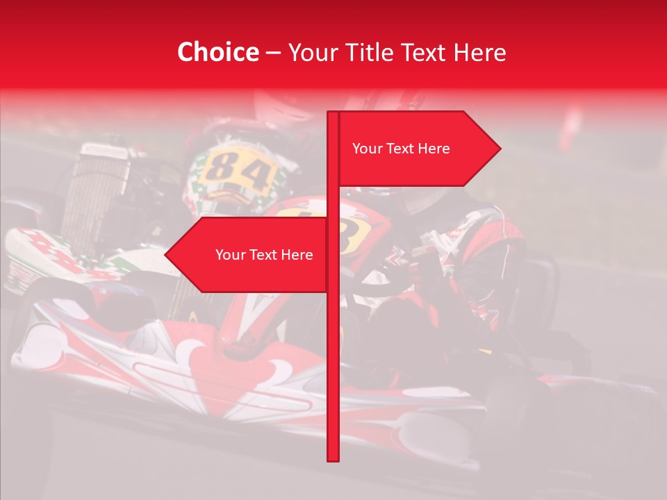 Female Old Finger PowerPoint Template