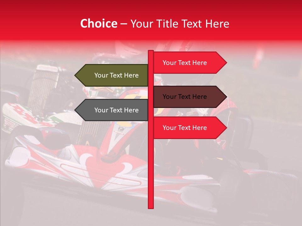 Female Old Finger PowerPoint Template