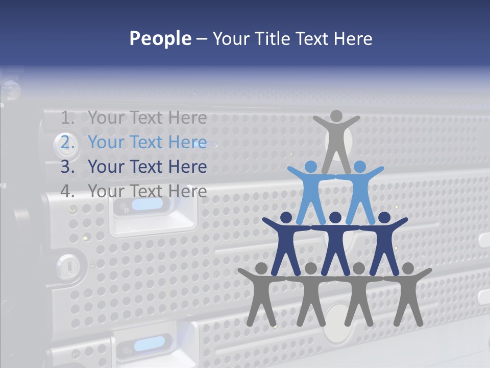 Human Sharing Elder PowerPoint Template