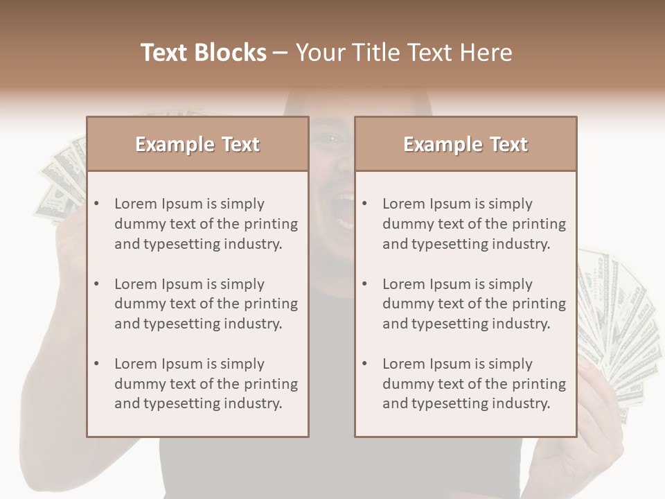 Human Senior Assist PowerPoint Template