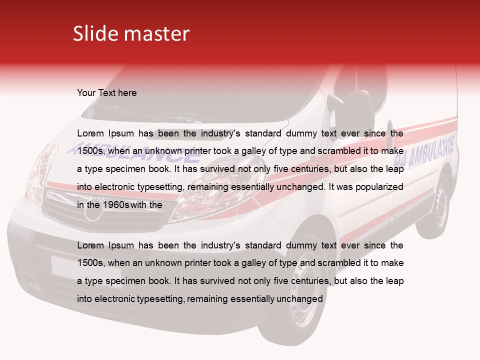 Young Senior Close Up PowerPoint Template