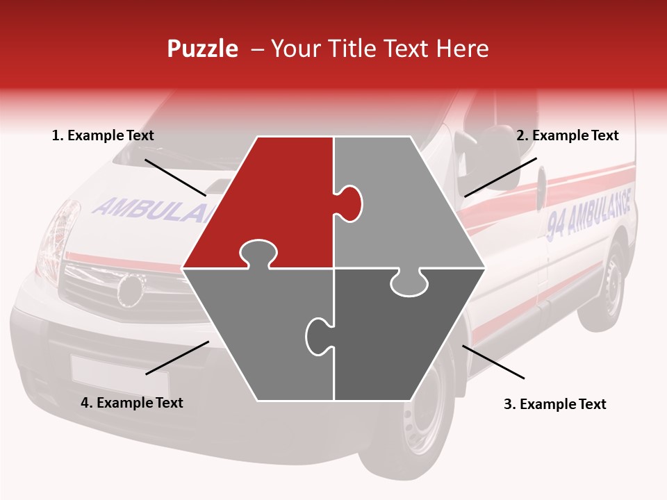 Young Senior Close Up PowerPoint Template