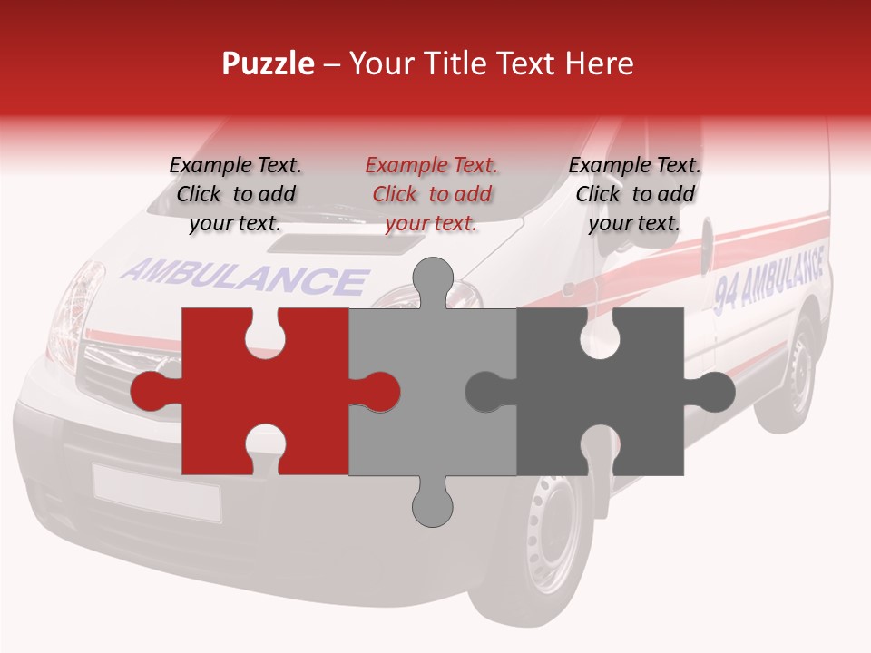 Young Senior Close Up PowerPoint Template