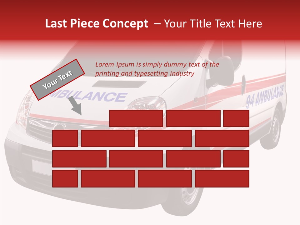 Young Senior Close Up PowerPoint Template