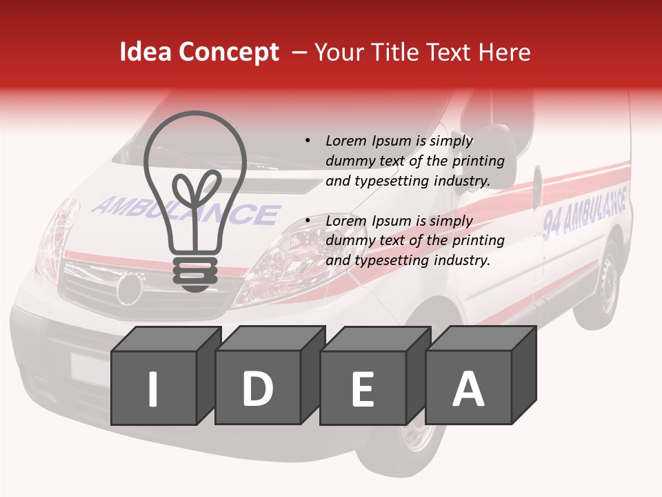 Young Senior Close Up PowerPoint Template