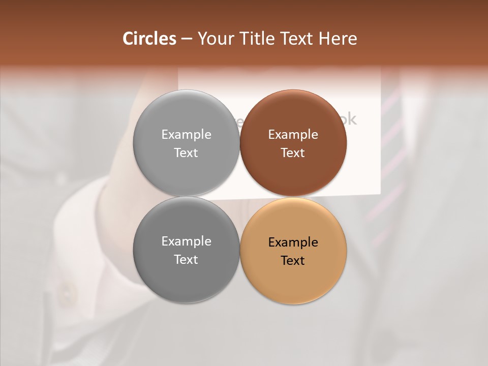 Elderly White Background Background PowerPoint Template