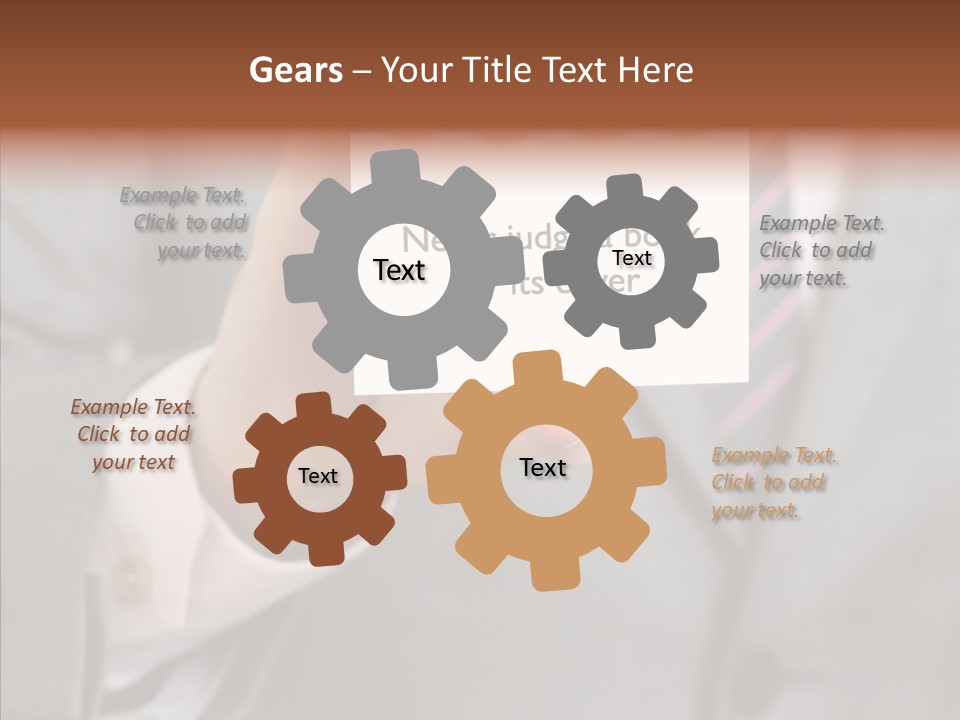 Elderly White Background Background PowerPoint Template