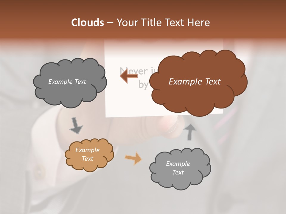 Elderly White Background Background PowerPoint Template