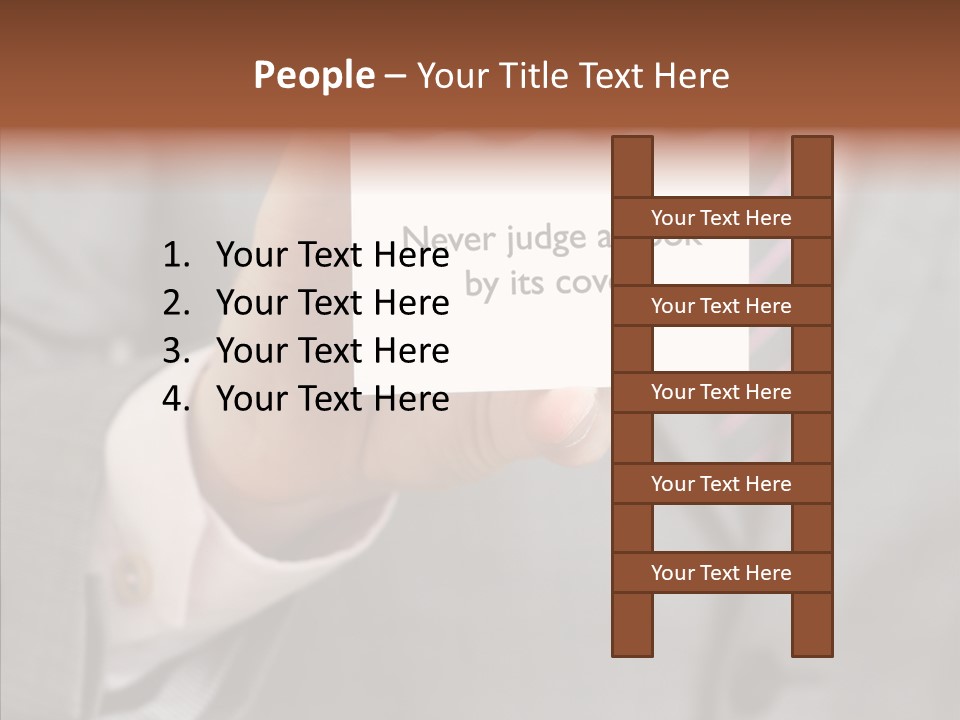 Elderly White Background Background PowerPoint Template