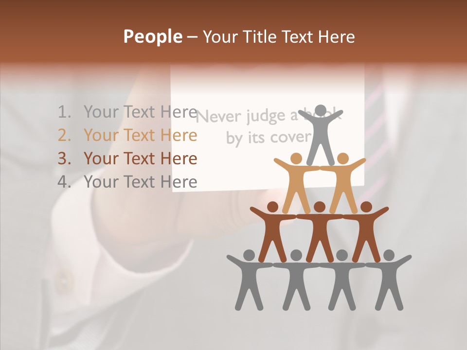 Elderly White Background Background PowerPoint Template