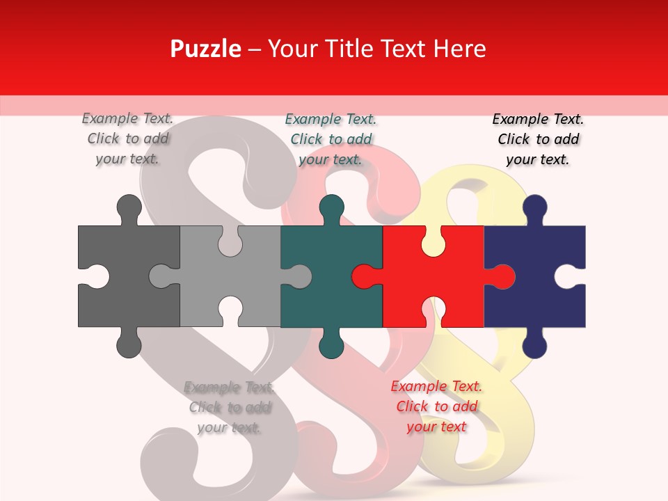 White Closeup Close Up PowerPoint Template