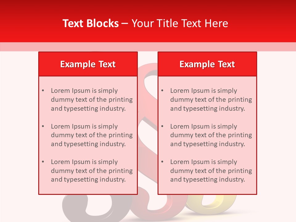White Closeup Close Up PowerPoint Template