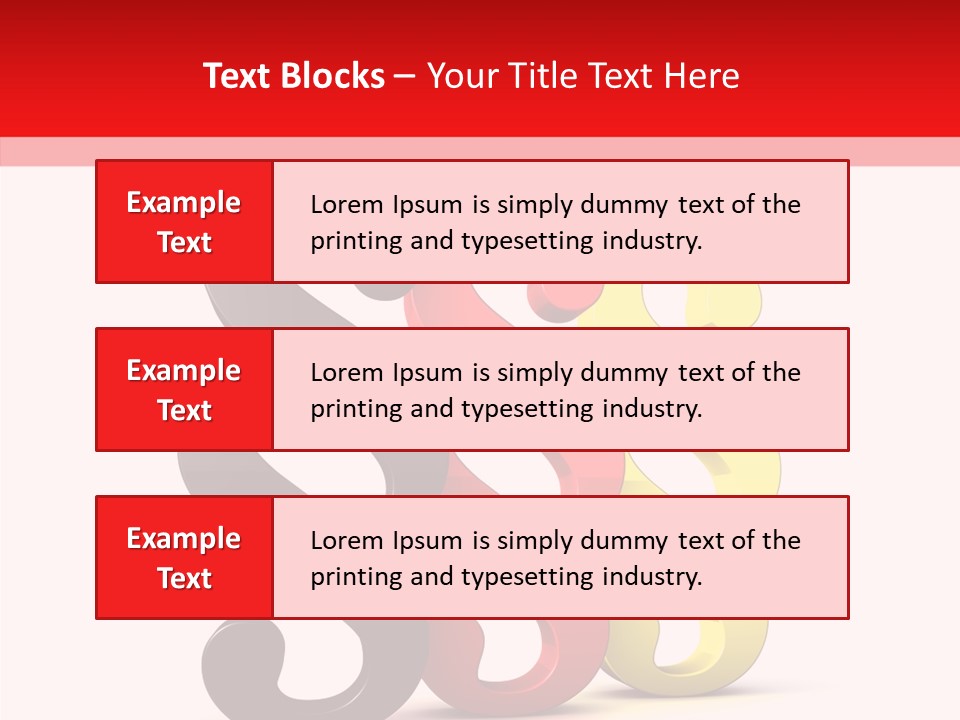 White Closeup Close Up PowerPoint Template