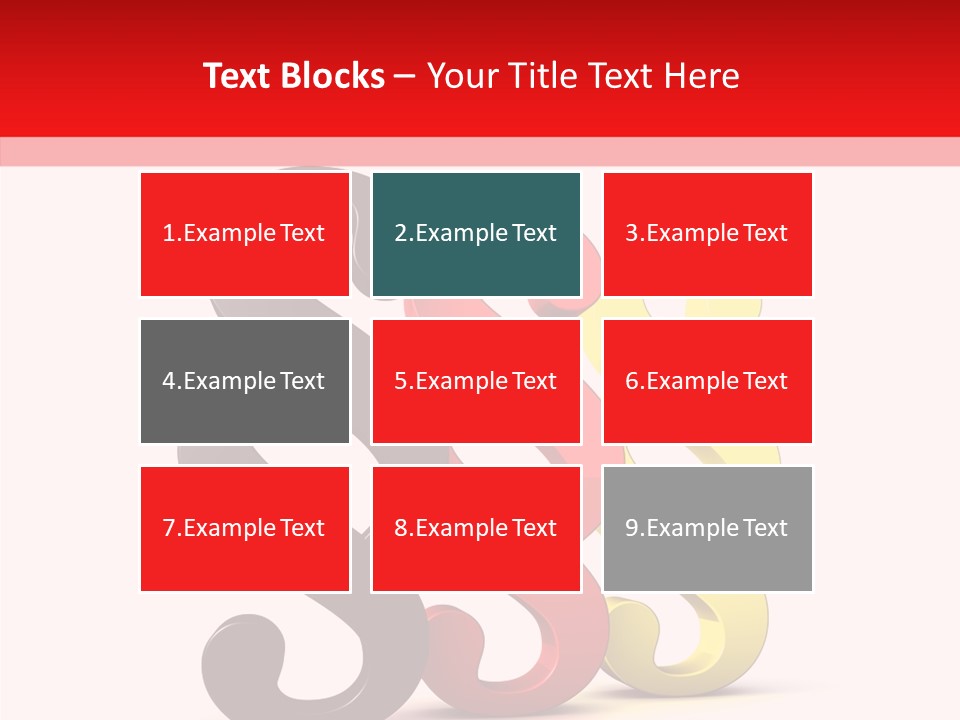 White Closeup Close Up PowerPoint Template