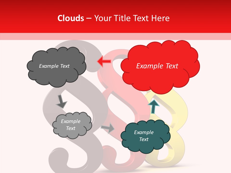 White Closeup Close Up PowerPoint Template