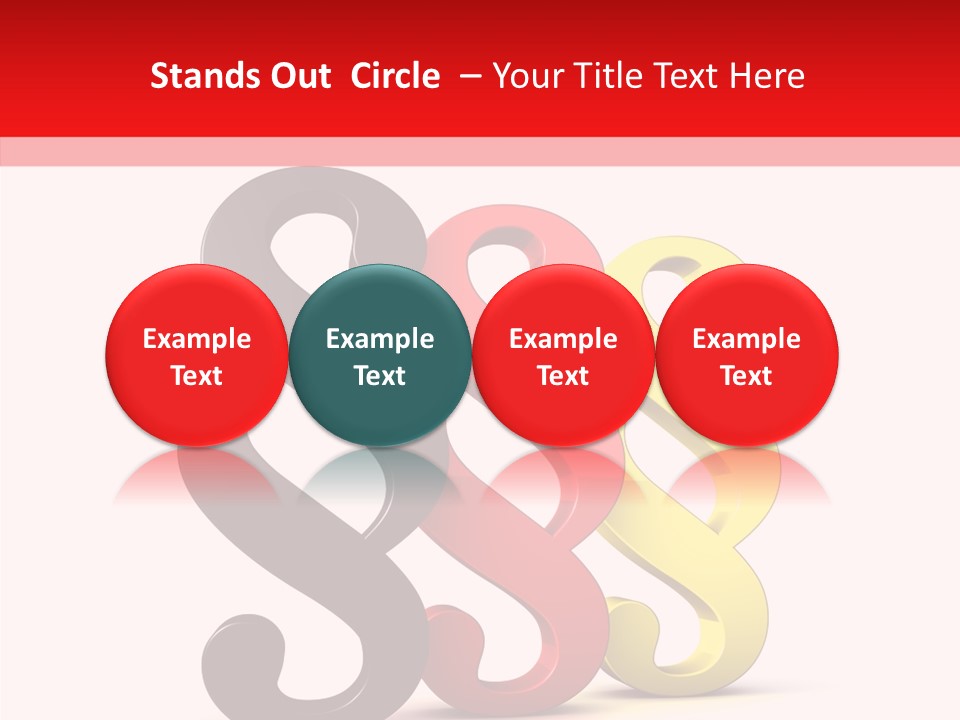 White Closeup Close Up PowerPoint Template