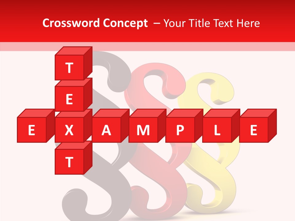 White Closeup Close Up PowerPoint Template