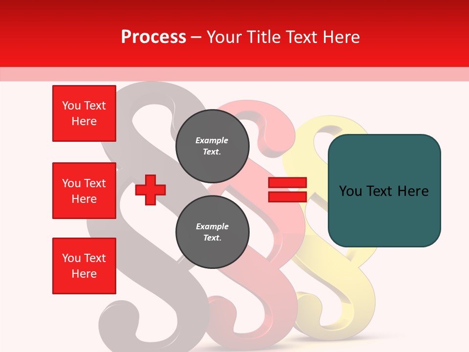 White Closeup Close Up PowerPoint Template