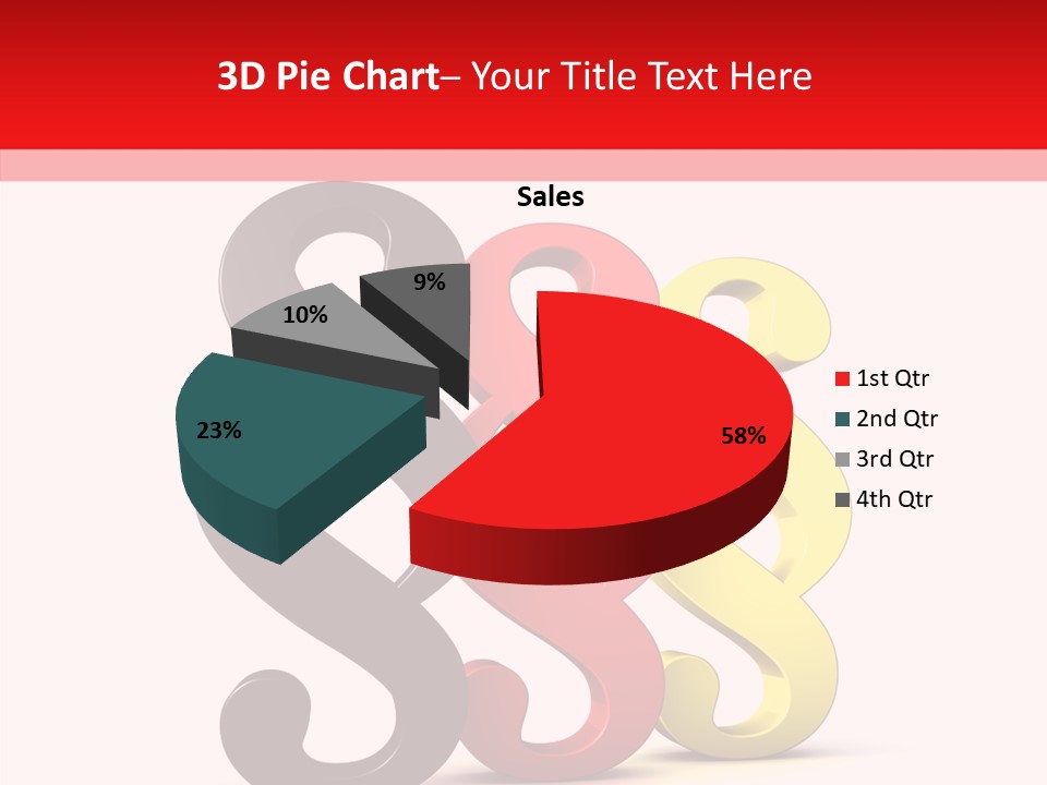 White Closeup Close Up PowerPoint Template