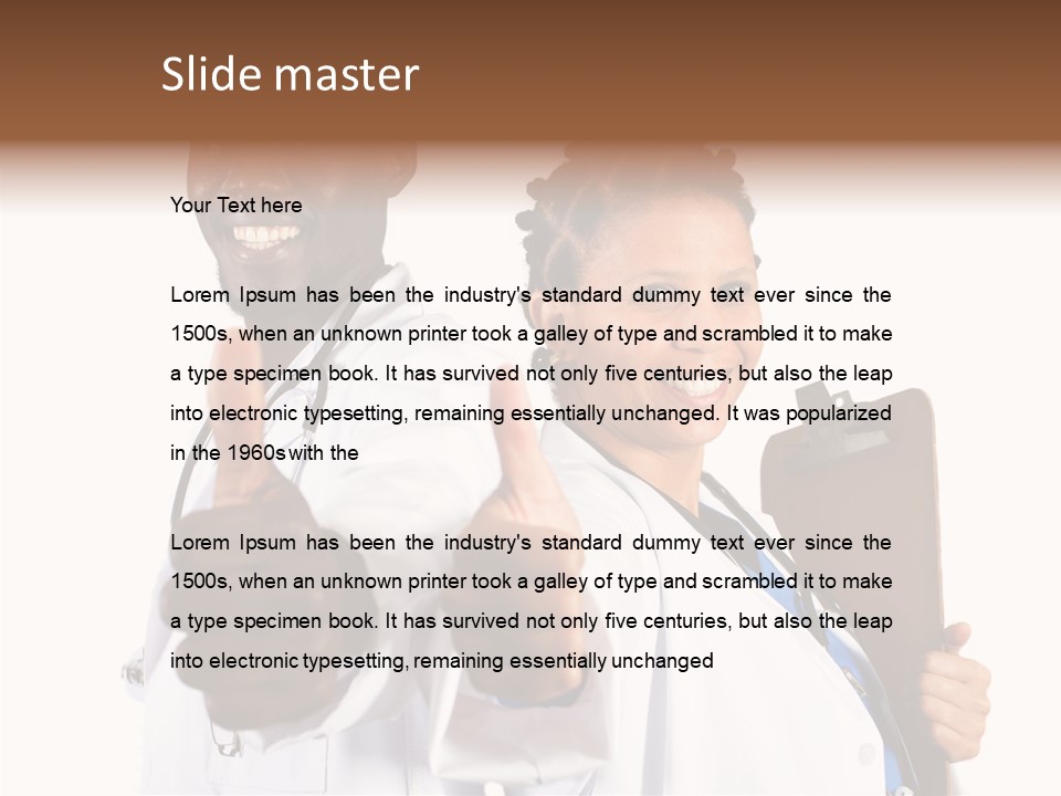 Women Background Senior PowerPoint Template