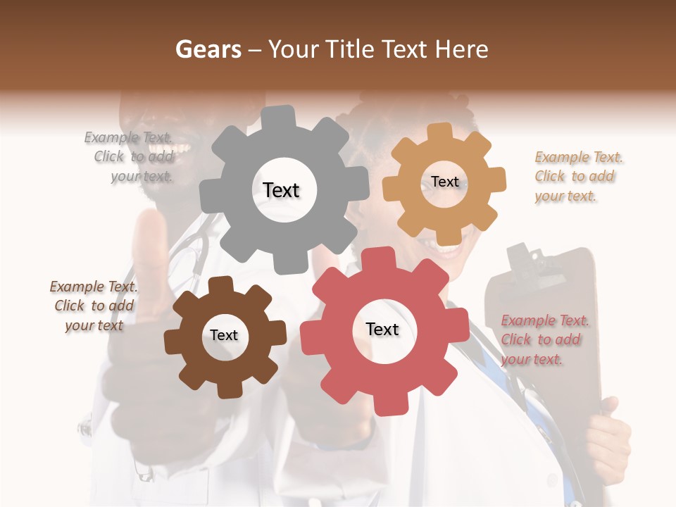 Women Background Senior PowerPoint Template