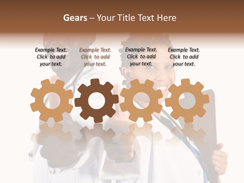 Women Background Senior PowerPoint Template