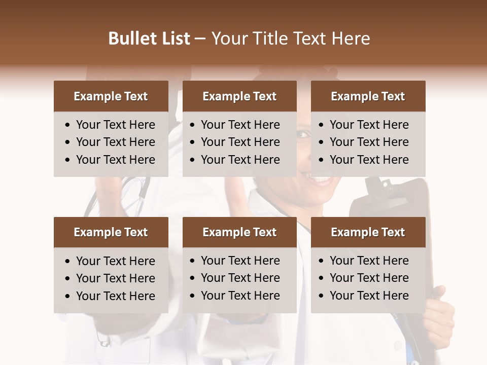 Women Background Senior PowerPoint Template