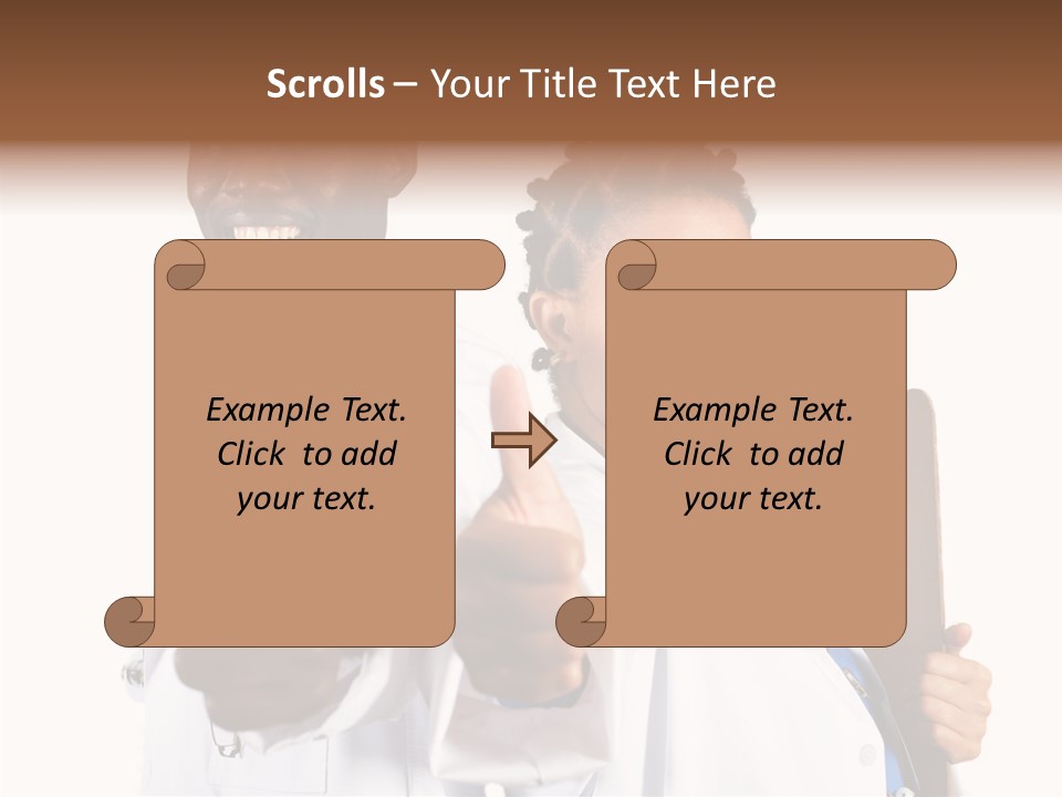 Women Background Senior PowerPoint Template