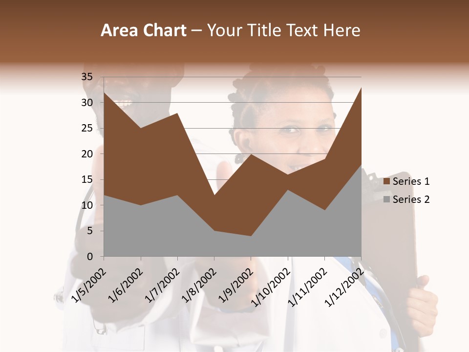 Women Background Senior PowerPoint Template