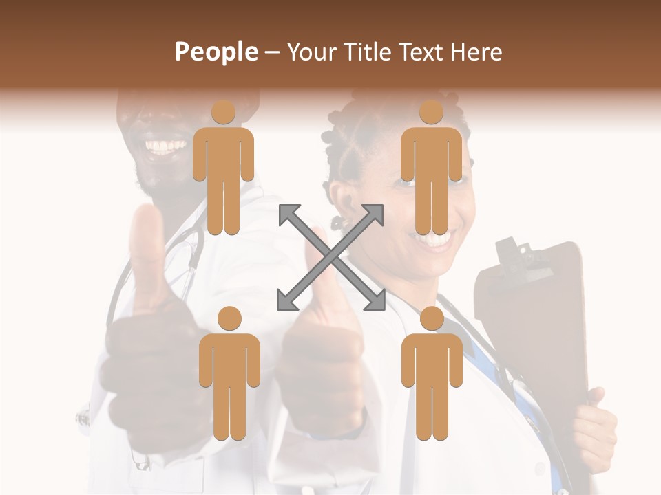 Women Background Senior PowerPoint Template