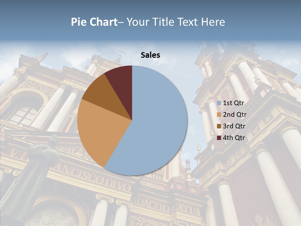 Elderly Touching Young PowerPoint Template