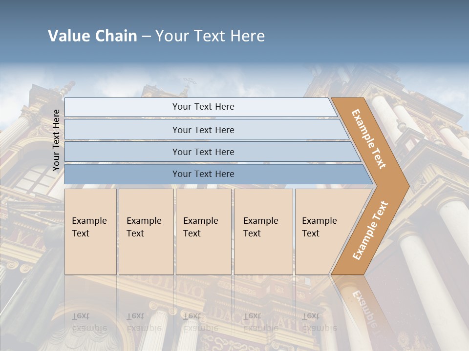 Elderly Touching Young PowerPoint Template