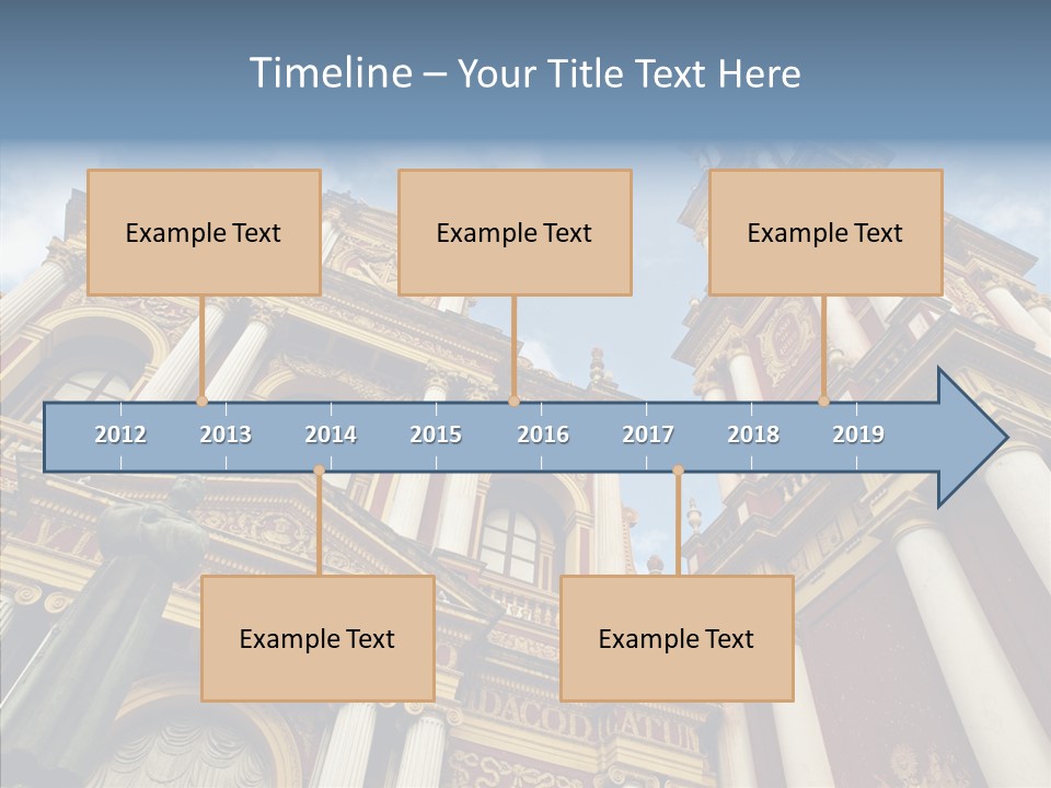 Elderly Touching Young PowerPoint Template