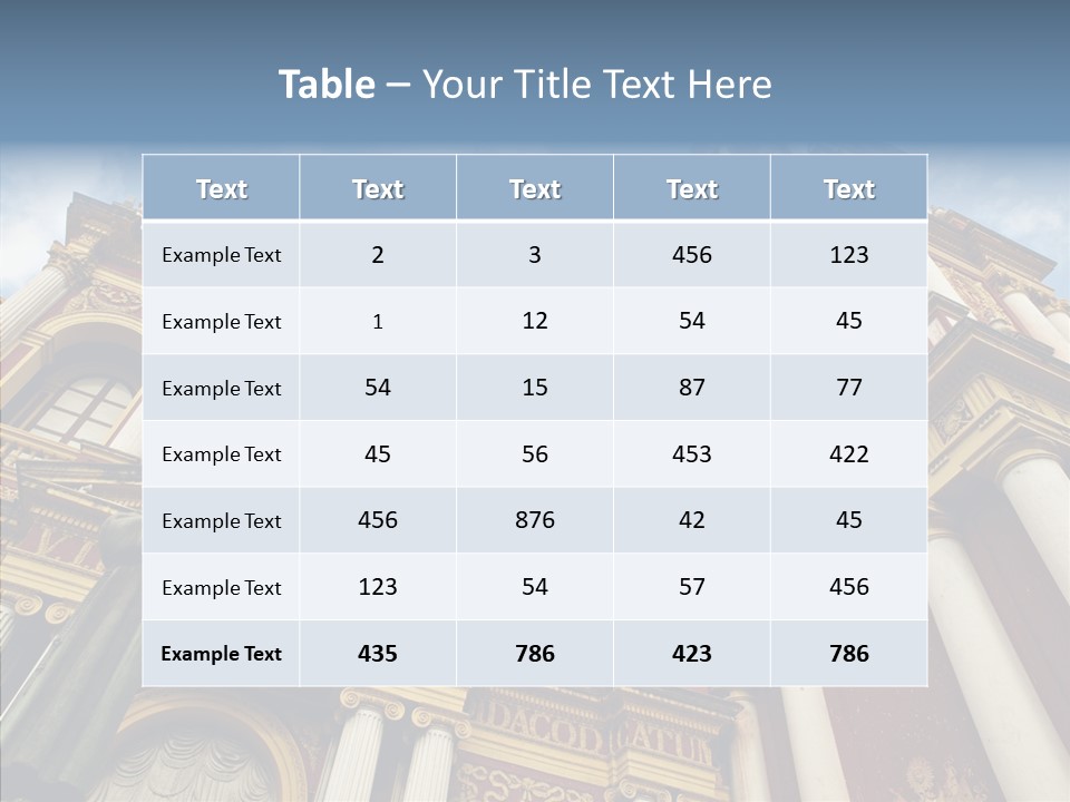 Elderly Touching Young PowerPoint Template