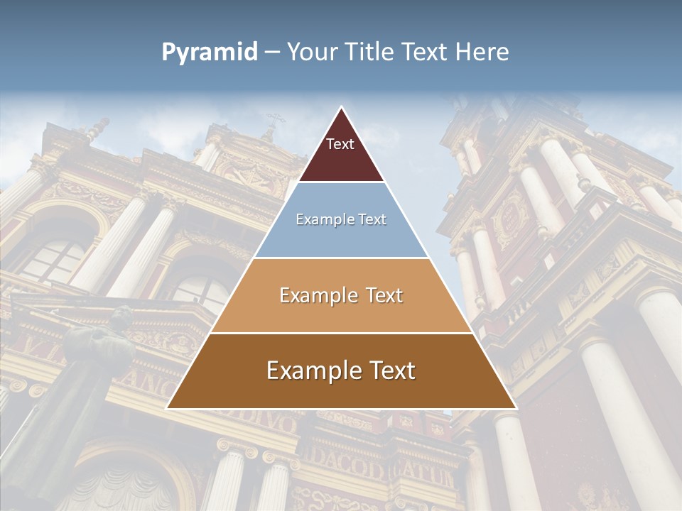 Elderly Touching Young PowerPoint Template
