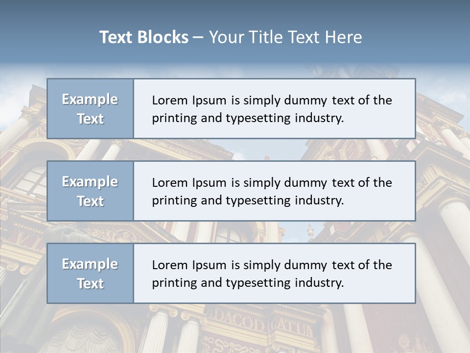 Elderly Touching Young PowerPoint Template