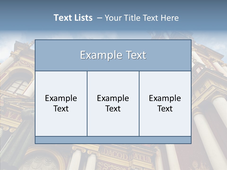 Elderly Touching Young PowerPoint Template