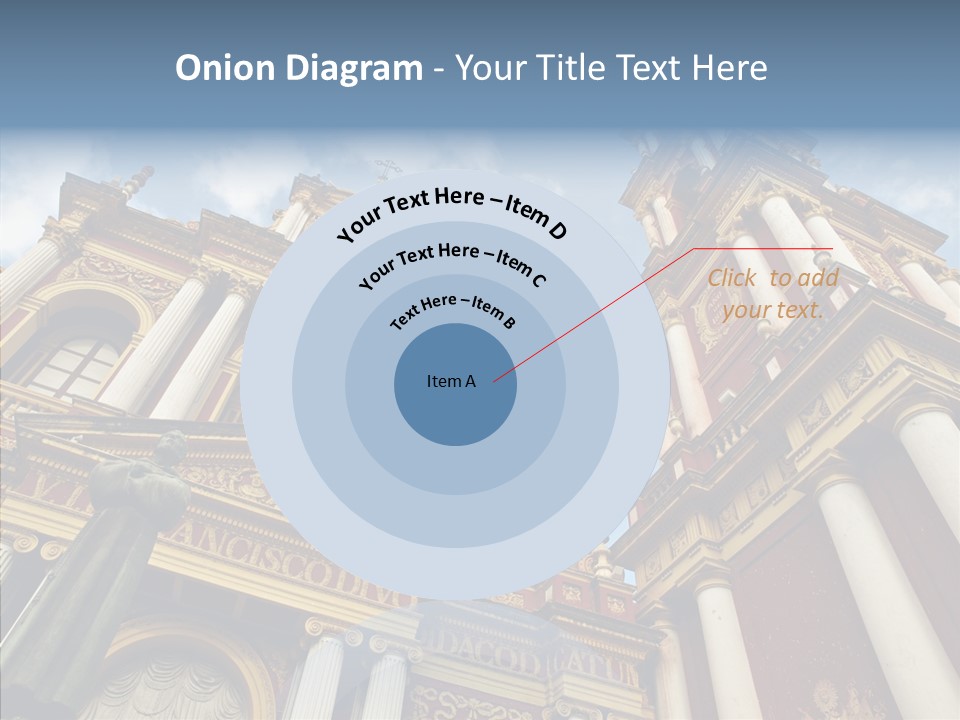 Elderly Touching Young PowerPoint Template