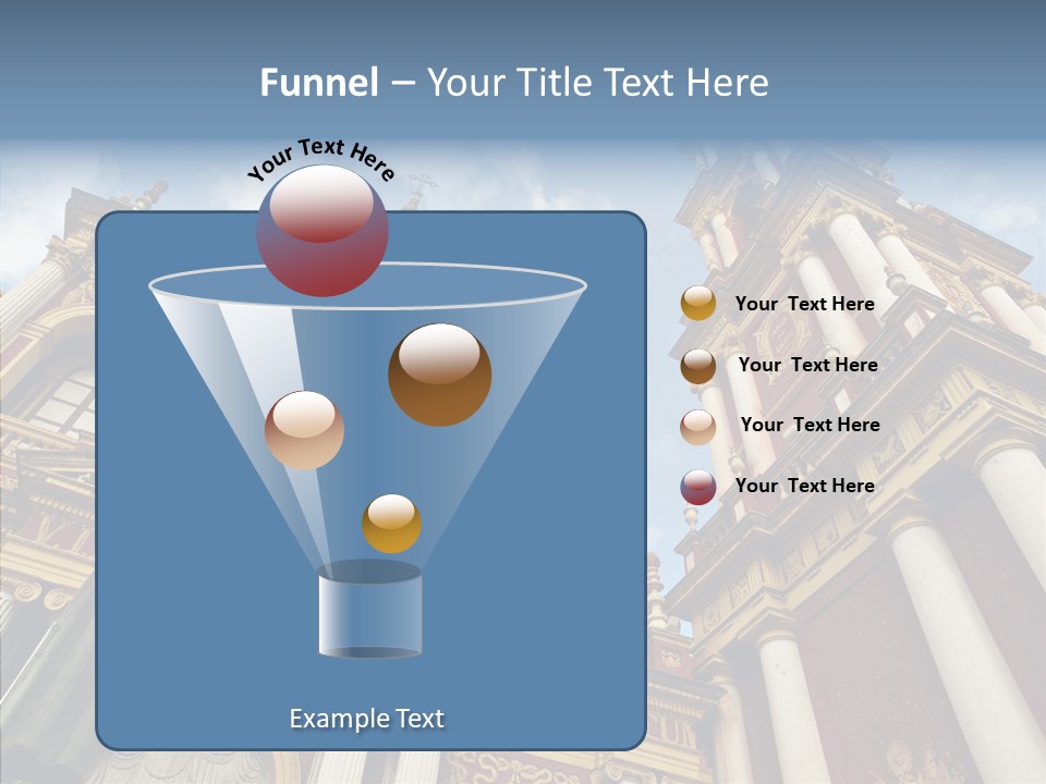 Elderly Touching Young PowerPoint Template