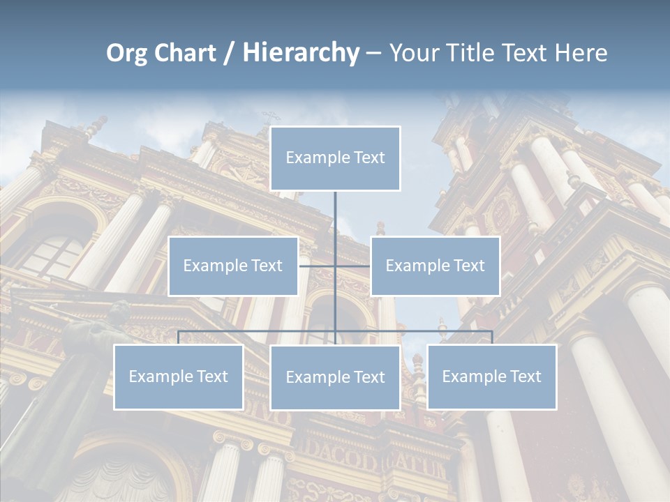 Elderly Touching Young PowerPoint Template