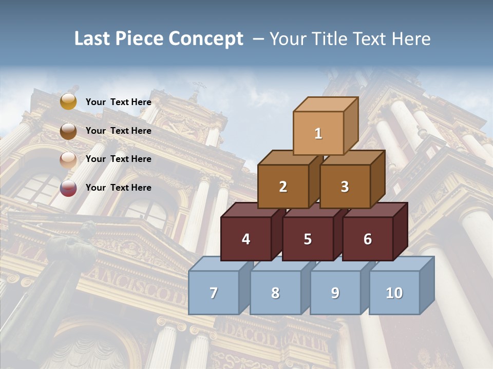 Elderly Touching Young PowerPoint Template