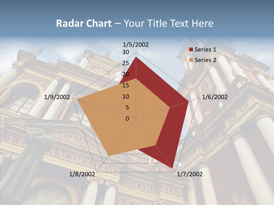 Elderly Touching Young PowerPoint Template