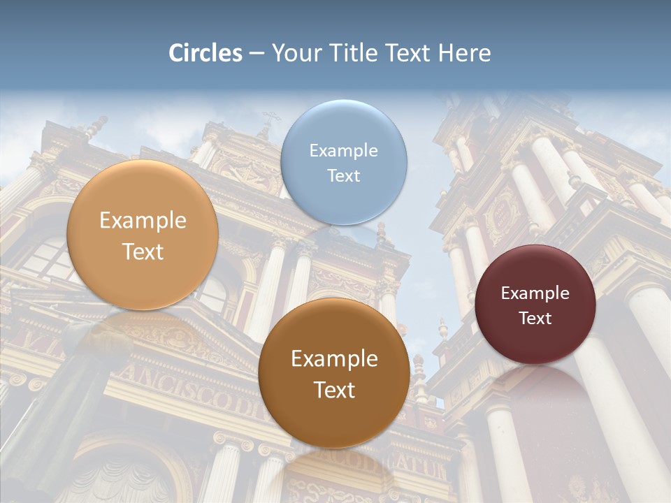 Elderly Touching Young PowerPoint Template